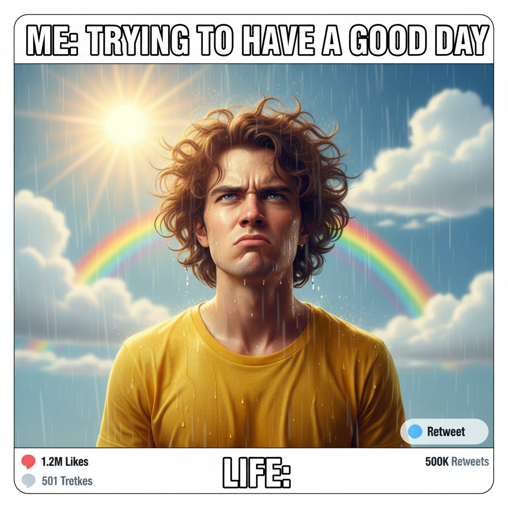 It's 90 degrees but also raining? Make it make sense, Mother Nature. My hair is not okay.