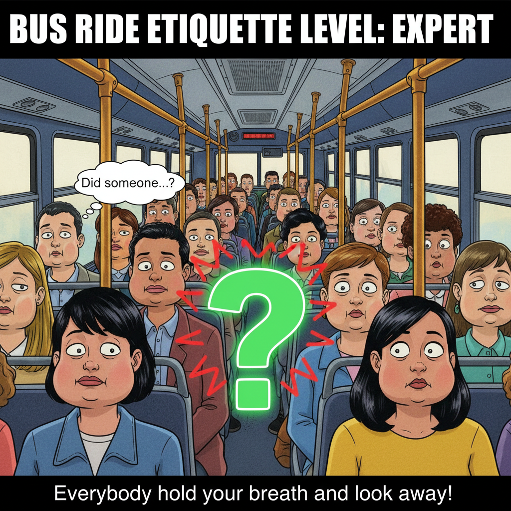 Someone just sneezed on the bus and everyone collectively held their breath. The real Hunger Games.