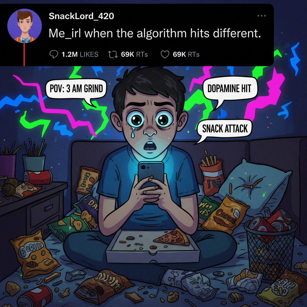 Me: 'Just 5 more mins on TikTok.' *5 hours later* My phone: 'Are you still there?'