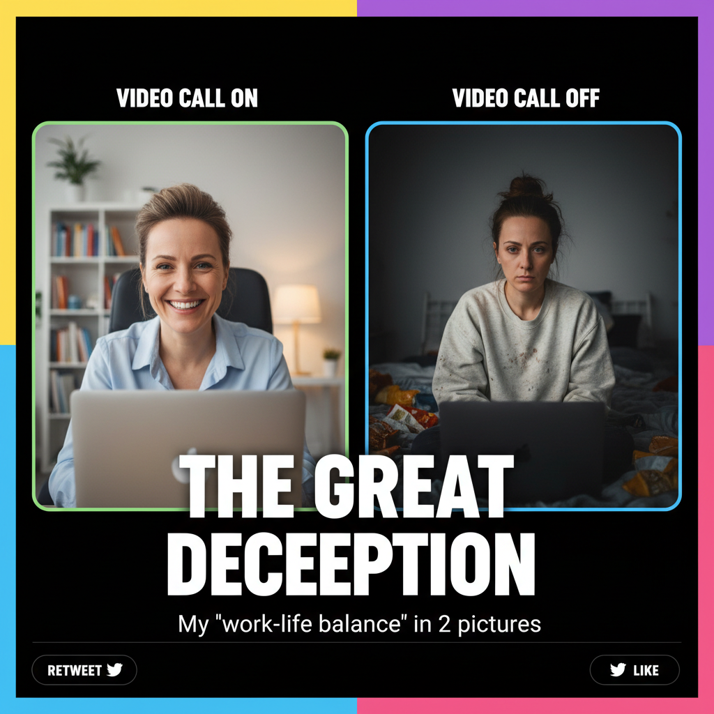 My co-worker's 'camera off' face is my spirit animal. #WFHlife