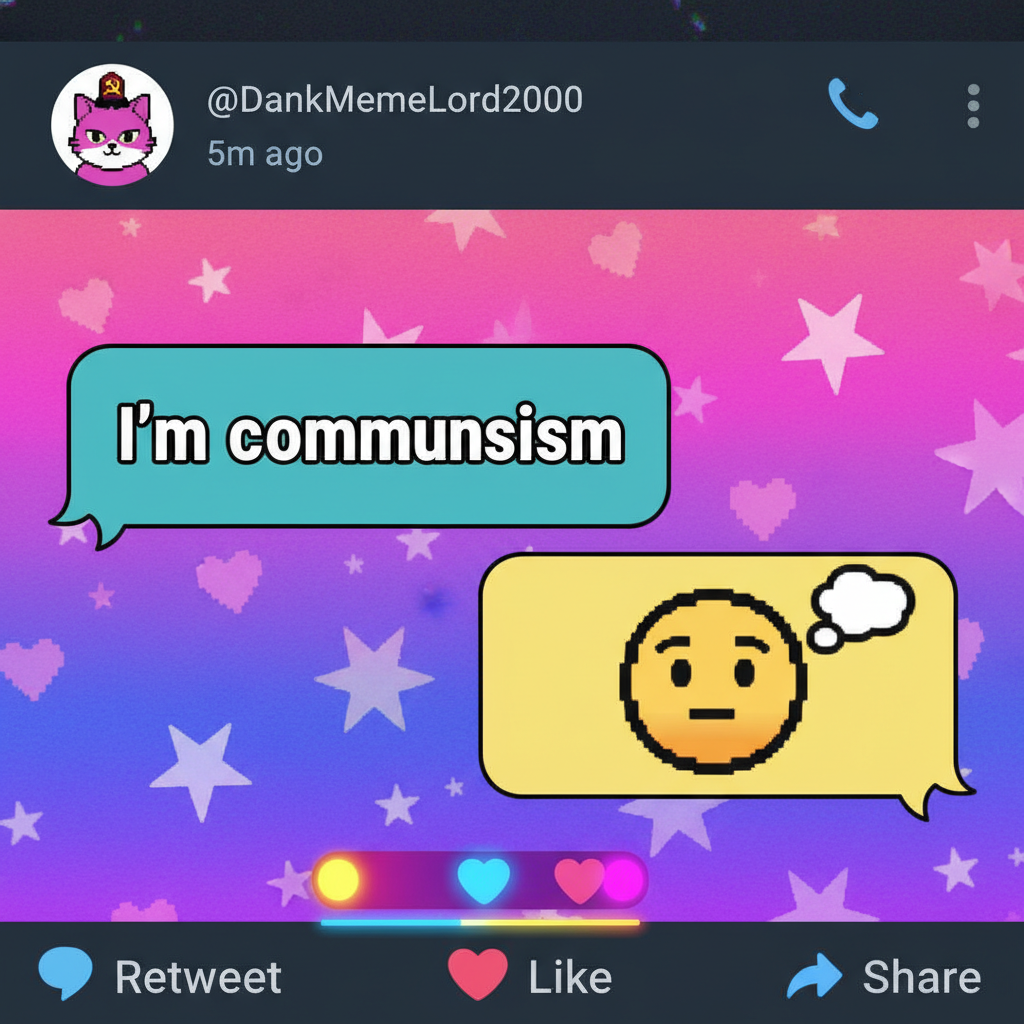Autocorrect changed 'I'm coming' to 'I'm communism.' My boss is now very confused.