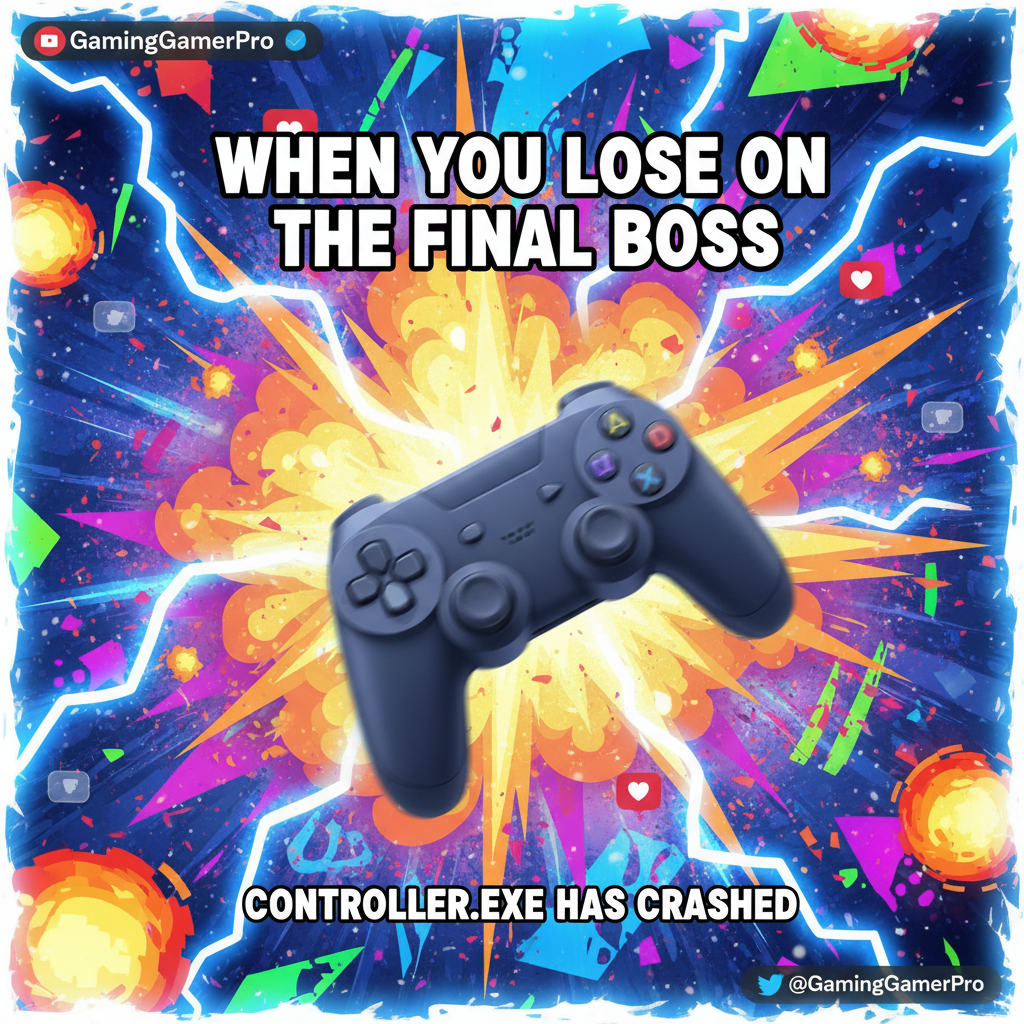 My controller just did a PhD in flying across the room. #GamingRage