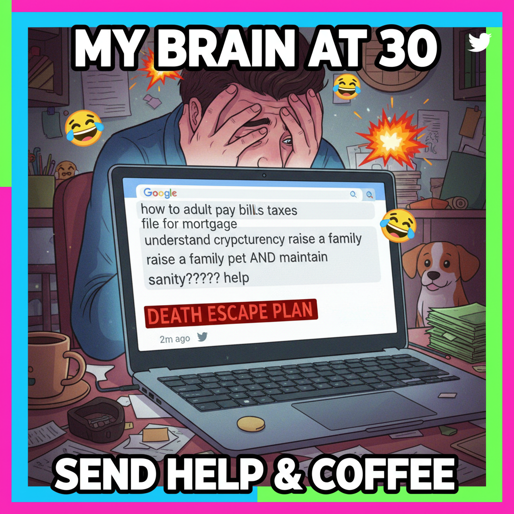 Adulting is just Googling 'how to' for everything and pretending you know what you're doing.
