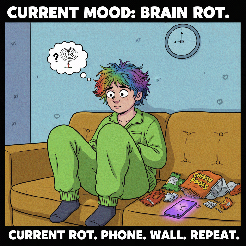 The wifi went down. I've been staring at a wall for 30 minutes. What year is this?