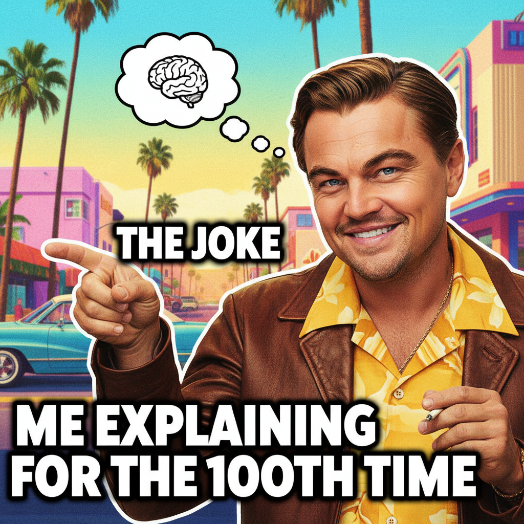 Me watching my life choices unfold, knowing damn well I'm the Leo DiCaprio pointing meme.