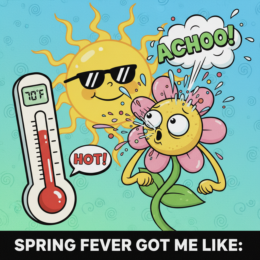 It's 70 degrees and sunny in February. My allergies are confused, my soul is thriving.