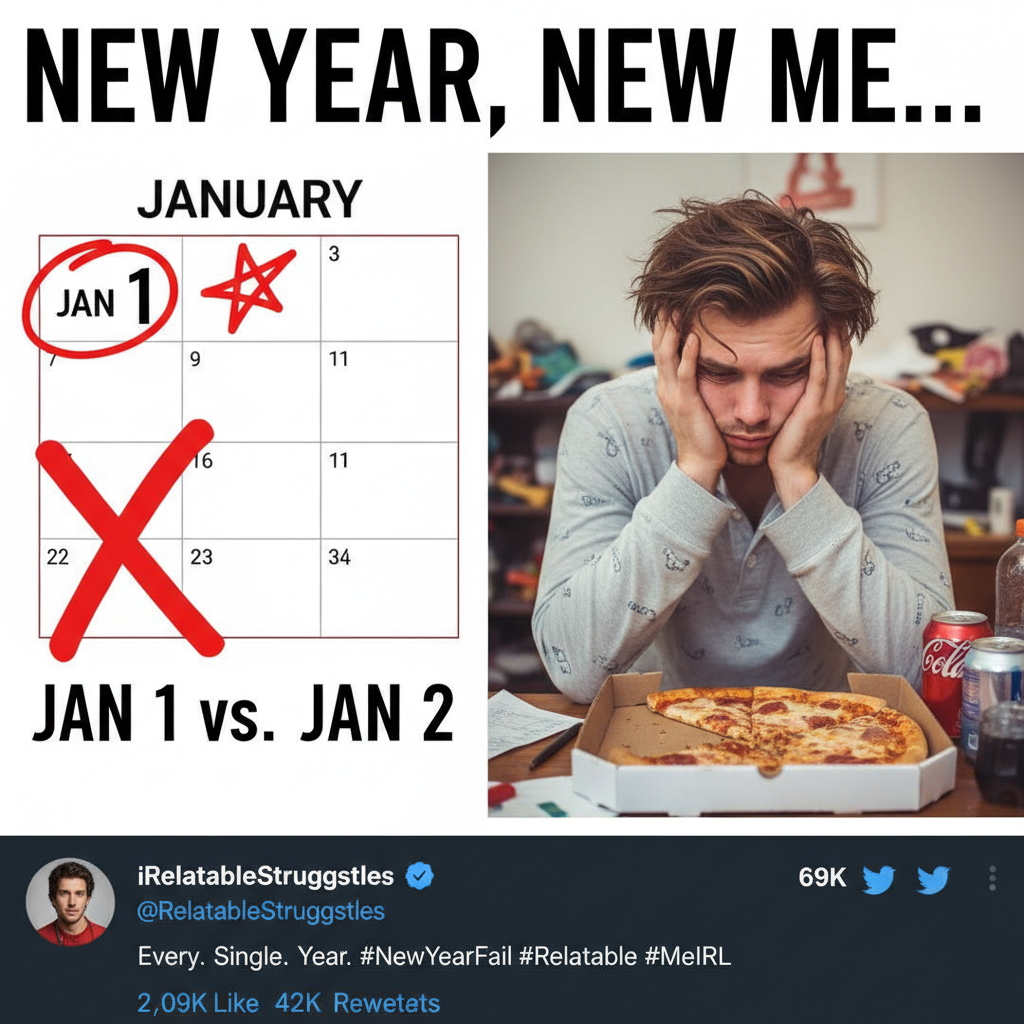 My New Year's resolution lasted until January 2nd. At least I tried?