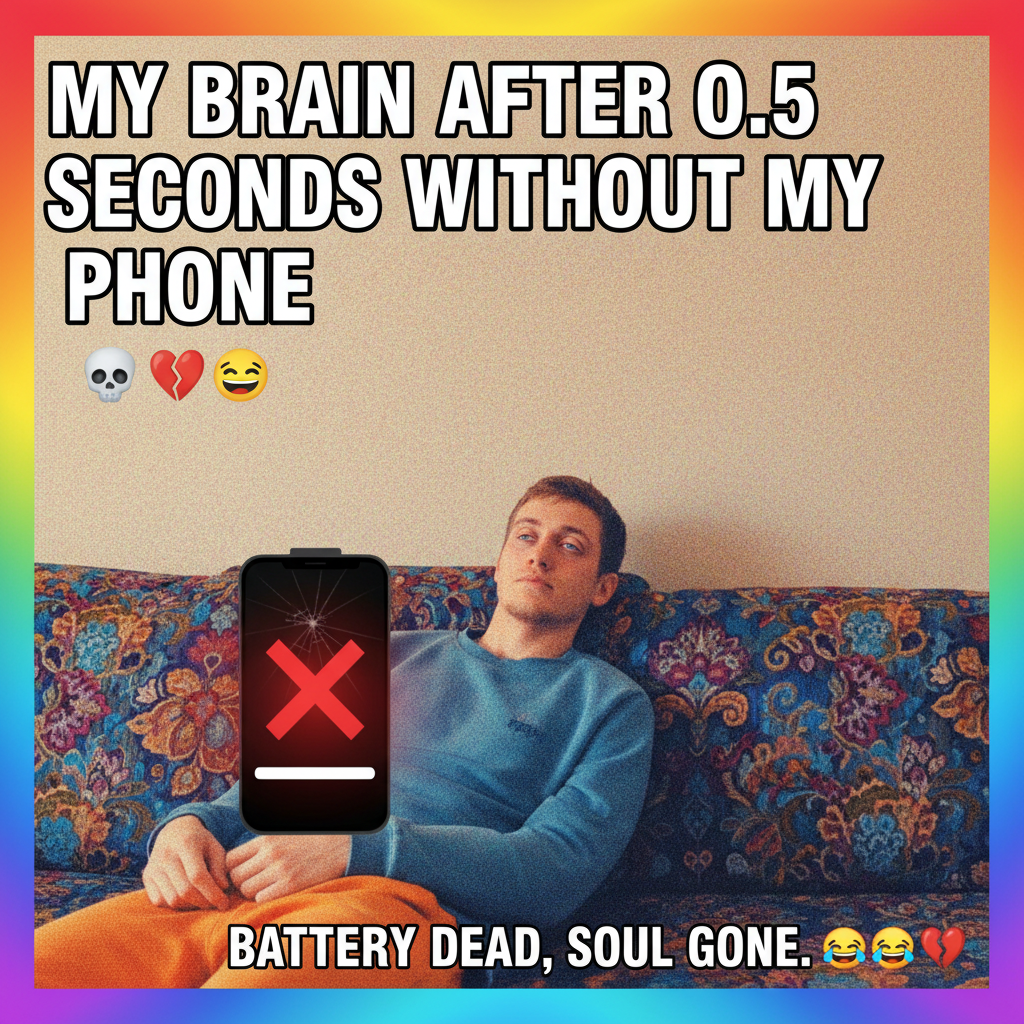 My phone battery is at 10%. Guess I'll just stare at the wall for 3 hours now.