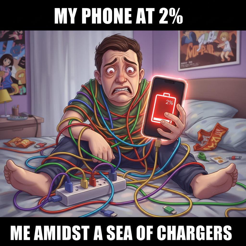 My phone battery is at 10% and so is my will to live. #DigitalDetoxFail