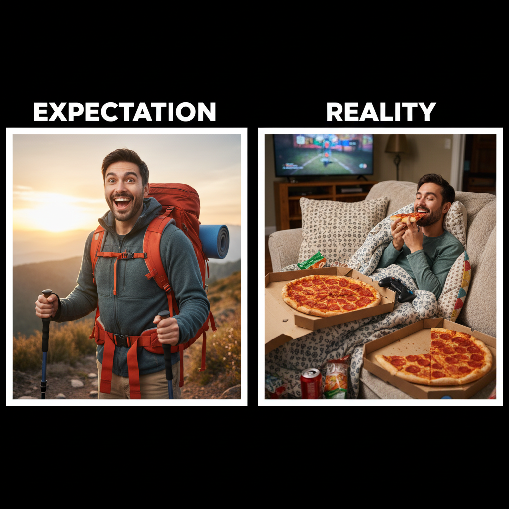 Dating apps: Where 'adventurous' means 'likes to eat pizza on the couch.'