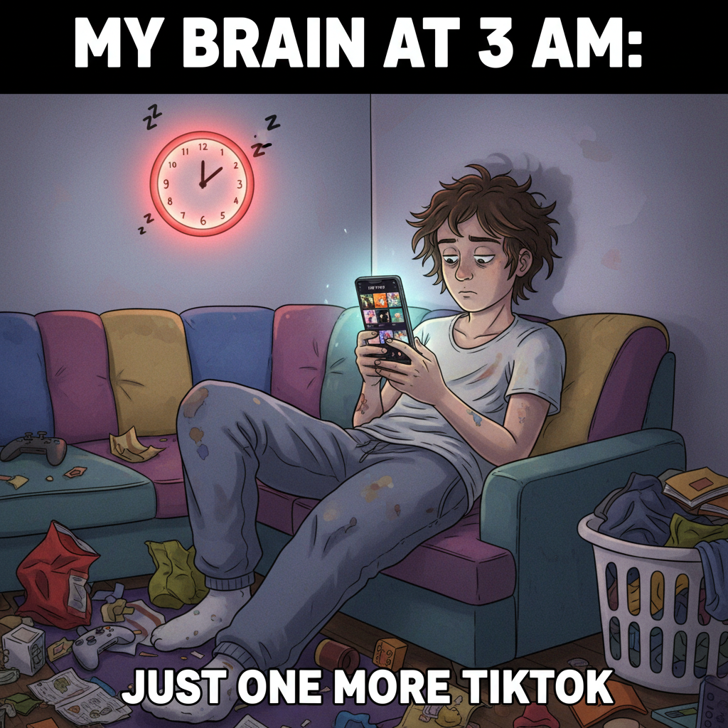 Just spent 3 hours scrolling TikTok and now I know 10 new dances I'll never do in public.