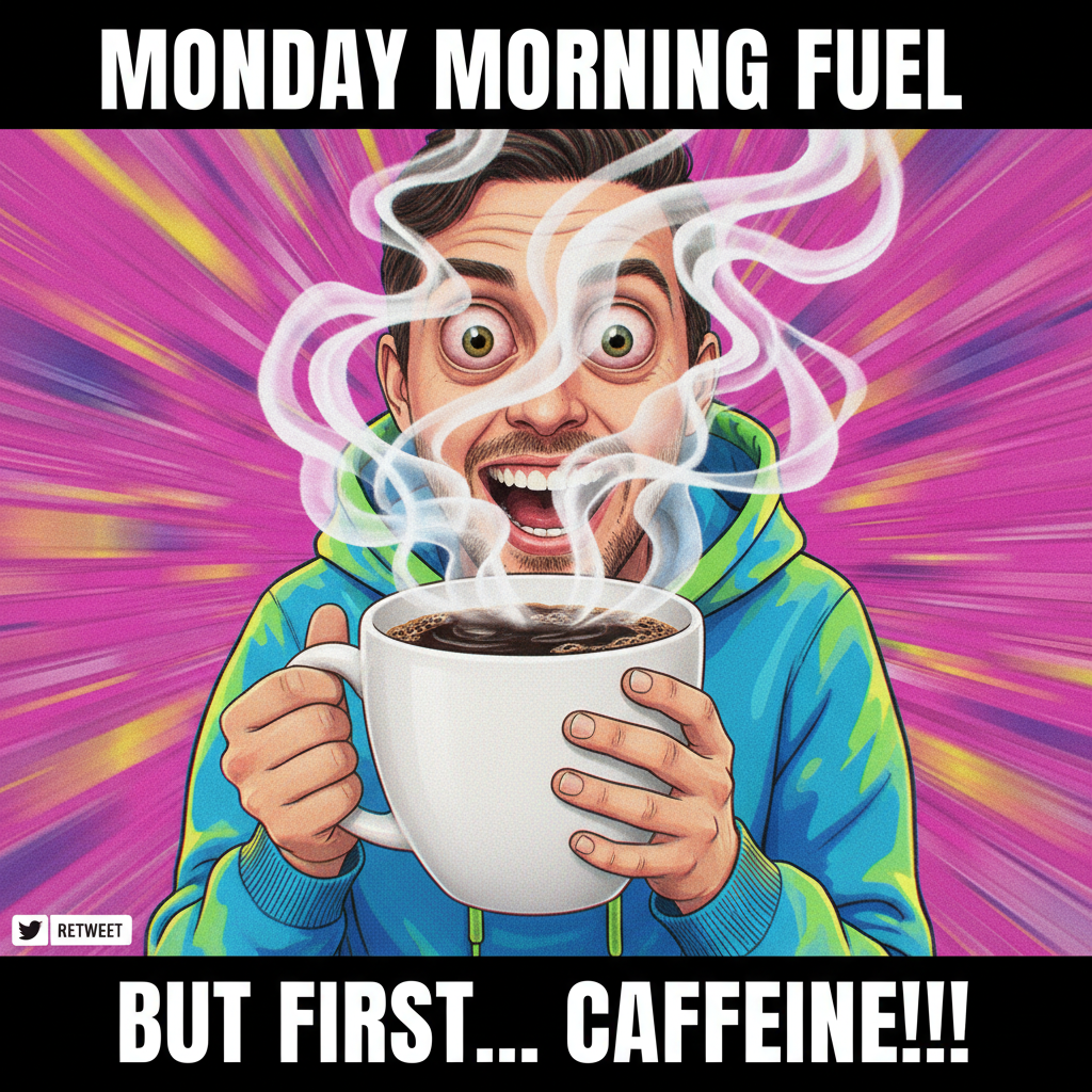 My blood type is coffee. My therapist told me it's not a real blood type. She's wrong.