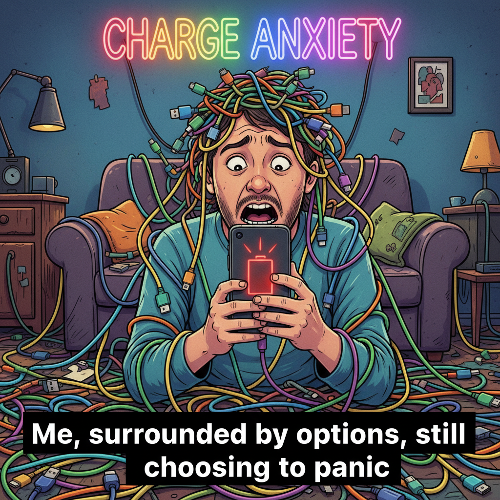 My phone battery is at 10% and so is my will to live. #SocialMediaAddiction