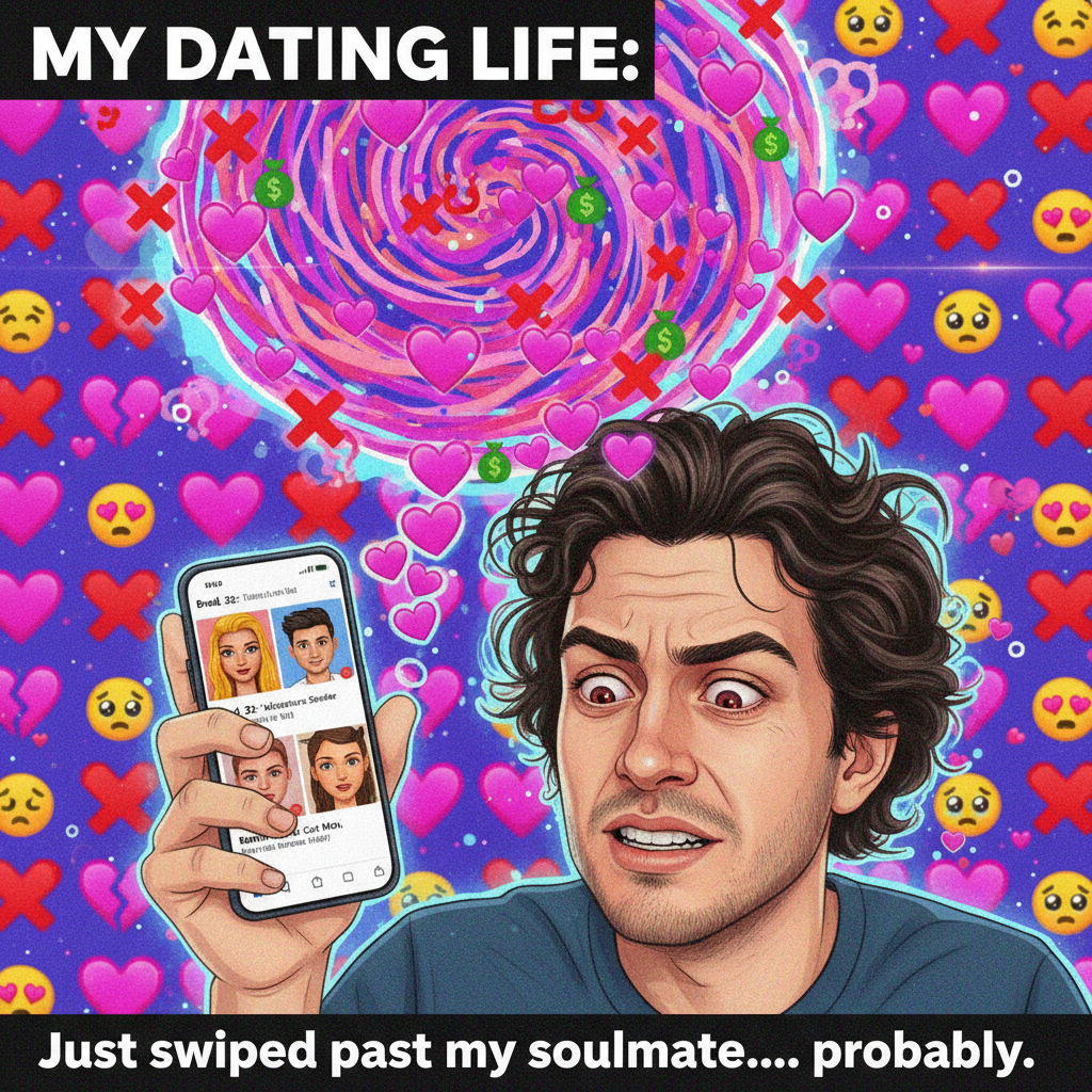 Dating apps are just a competition to see who can be the most awkwardly charming. Send help.