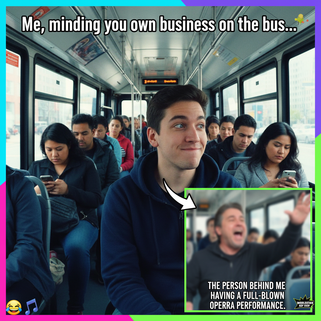 Just witnessed a full-on opera performance on the bus. My commute is never boring.