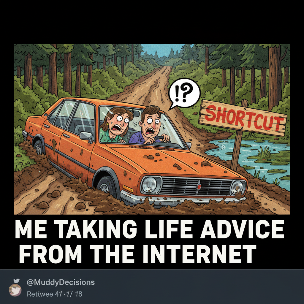 Road trip rule #1: Never trust the person who says 'I know a shortcut.'