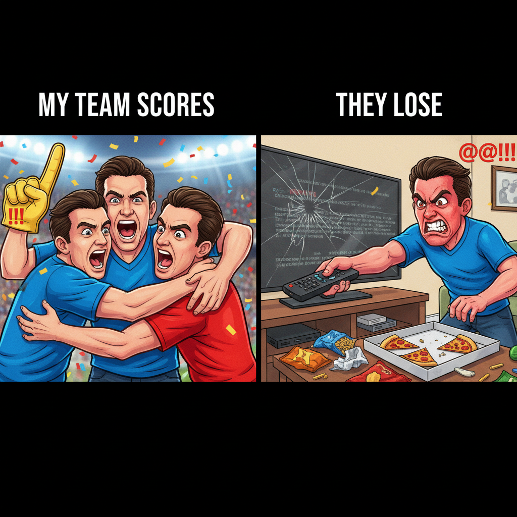 My team won? BEST TEAM EVER! My team lost? FIRE EVERYONE IMMEDIATELY!