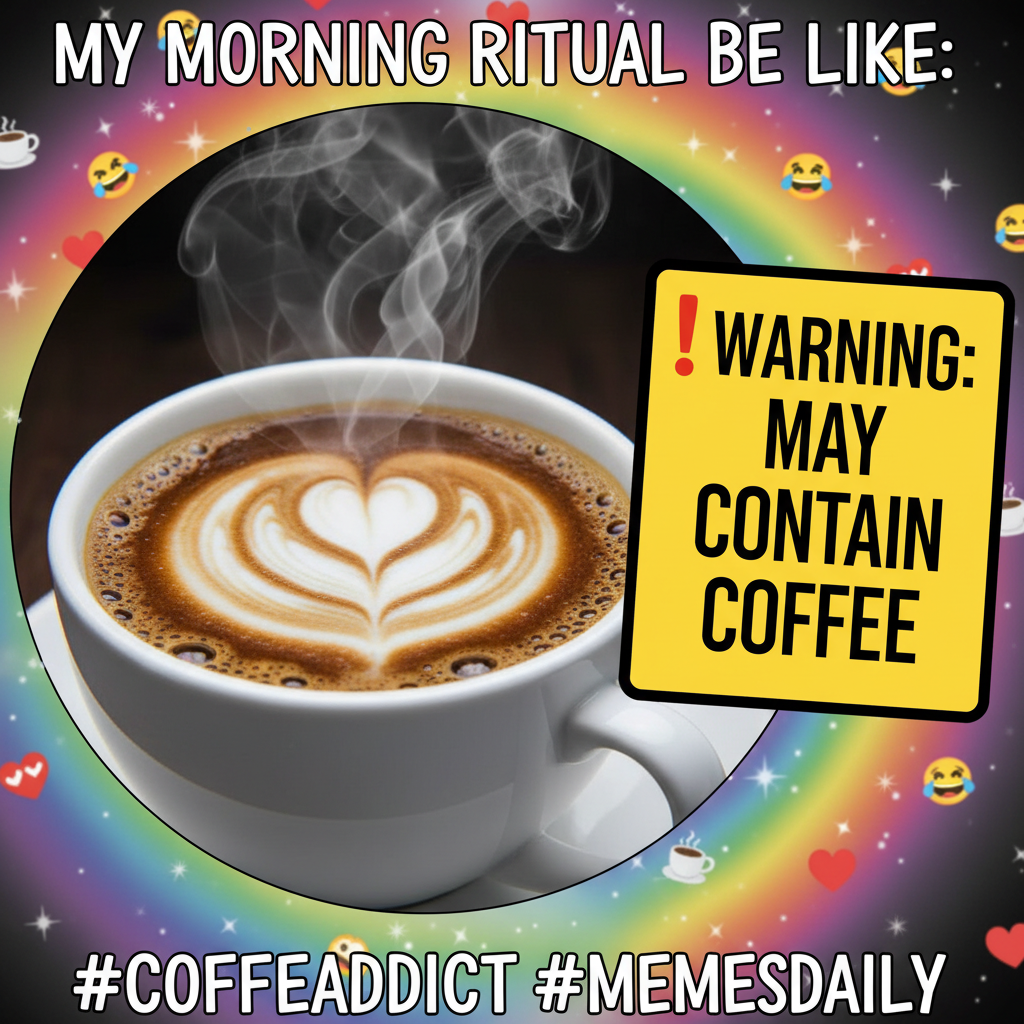 My blood type is coffee. My personality type is also coffee. #CoffeeAddict