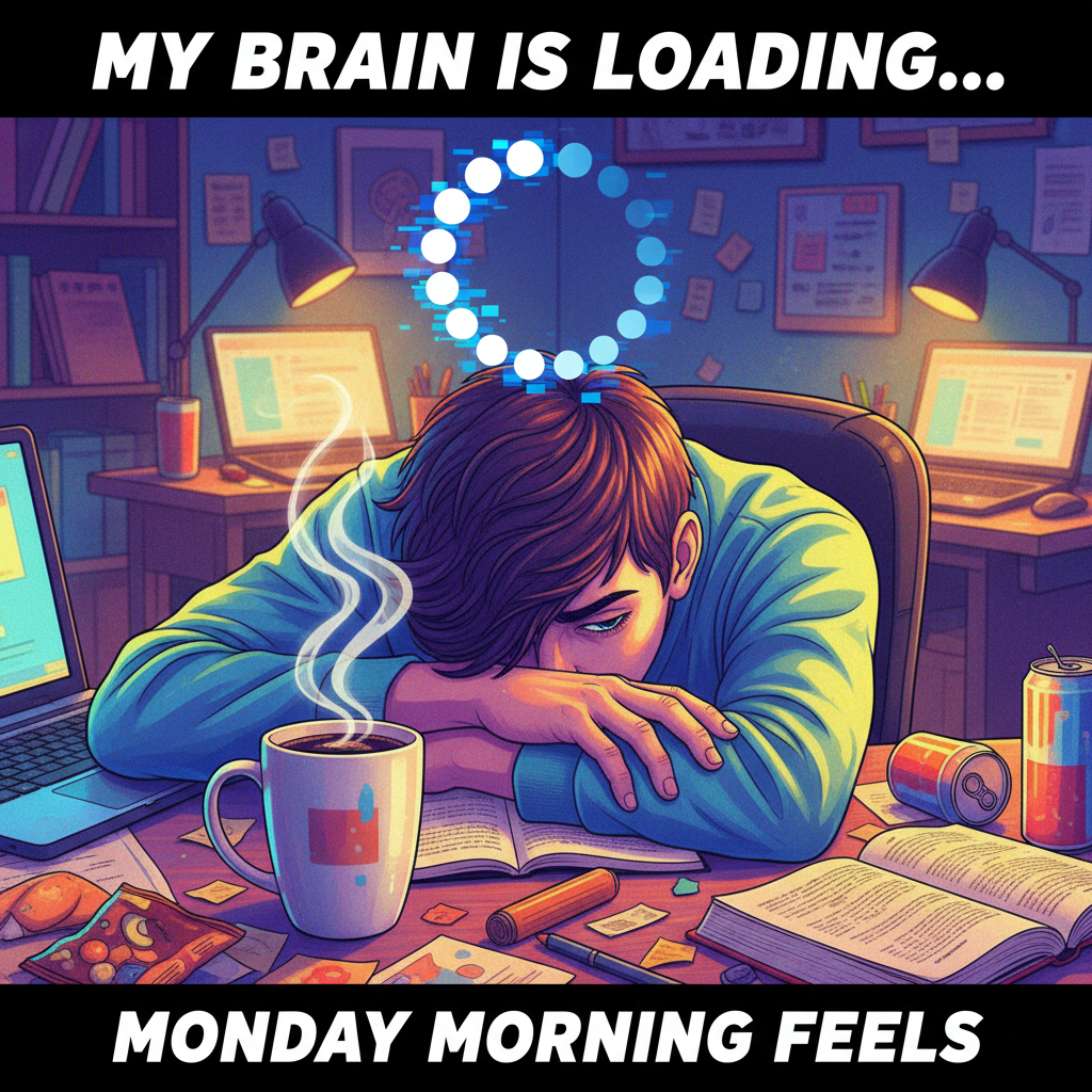 Monday morning: My soul is still buffering.