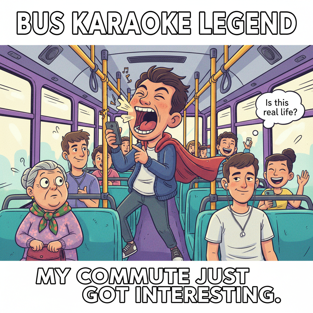 Just witnessed a full-blown opera on the bus. Public transport never disappoints.