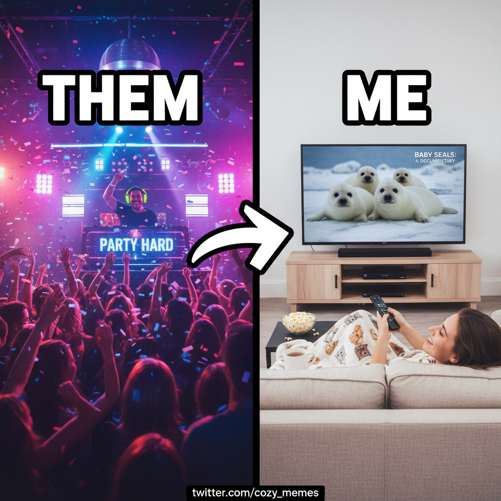 Friday night plans: Clubbing. Friday night reality: Clubbing baby seals (on Netflix).