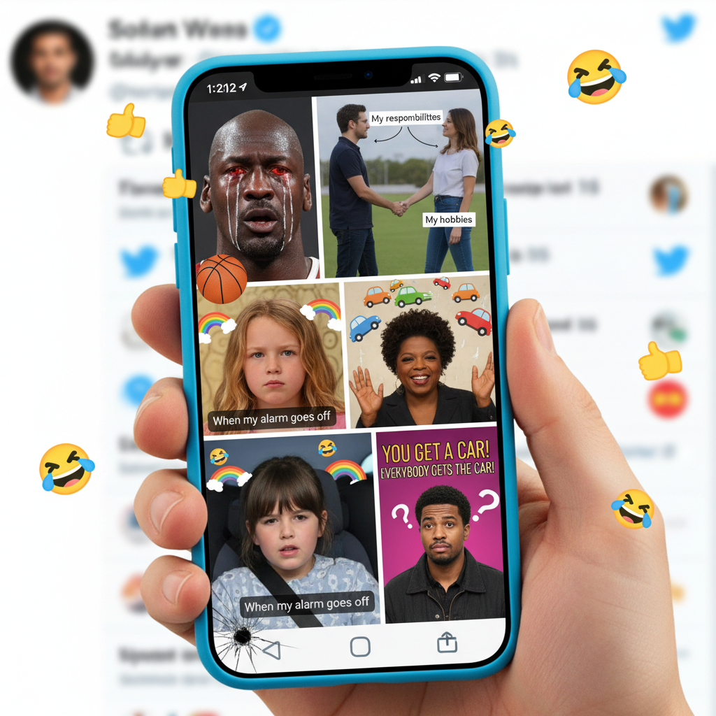 When the internet finds a new meme template: My entire feed for 24 hours.