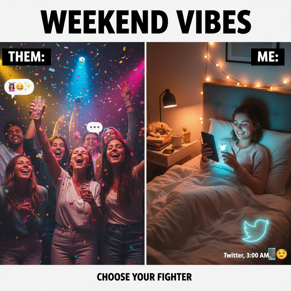 Extrovert: 'Let's go out!' Introvert: *already in bed by 8 PM* #Relatable