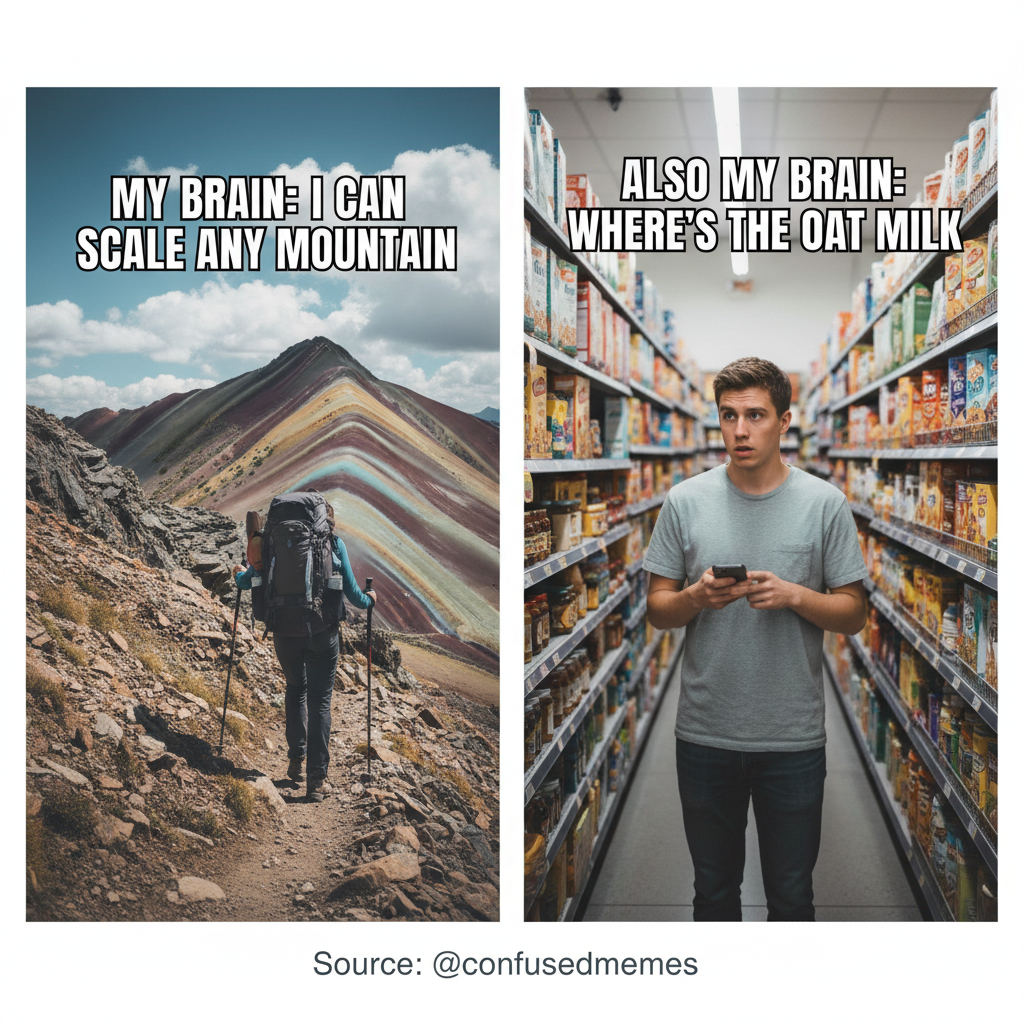 Dating apps: Where 'adventurous' means 'I went to a different grocery store once.'