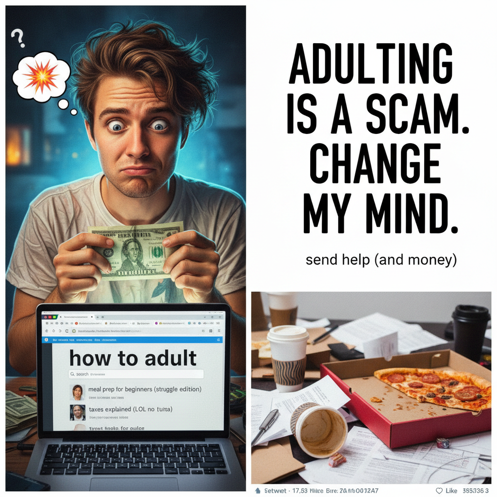 Adulting is just Googling 'how to' for everything and pretending you knew all along.