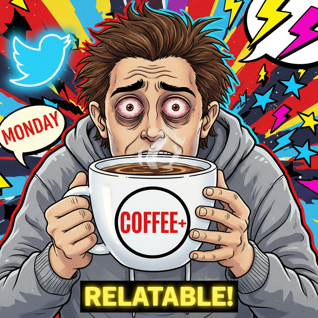 My blood type is coffee. My personality type is 'needs more coffee.'