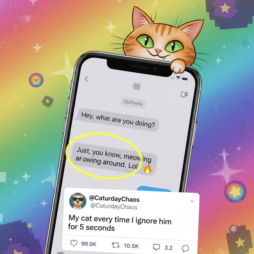 Autocorrect changed 'meeting' to 'meowing.' Now my boss thinks I'm a cat.