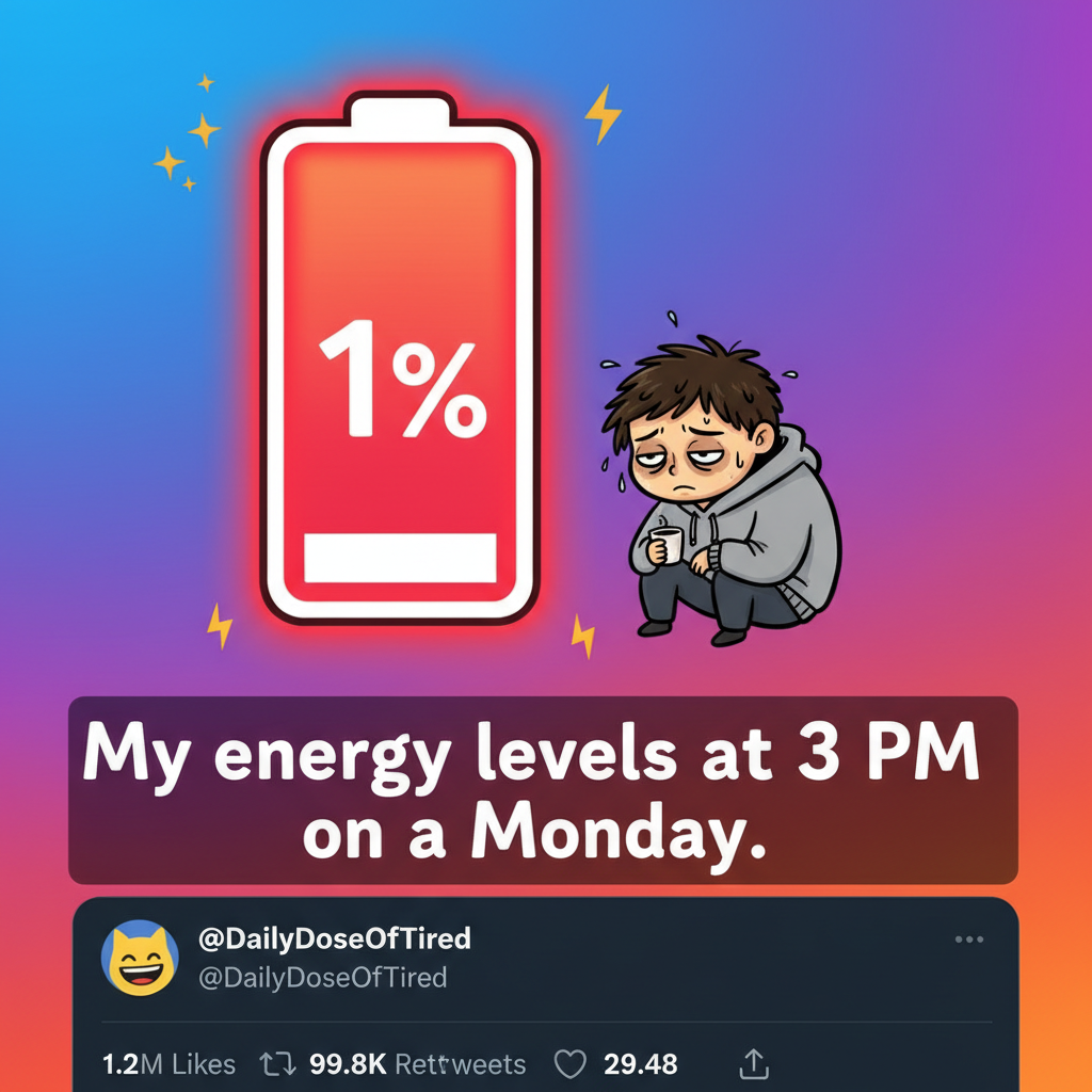 My social battery after 1 hour of 'networking': 📉