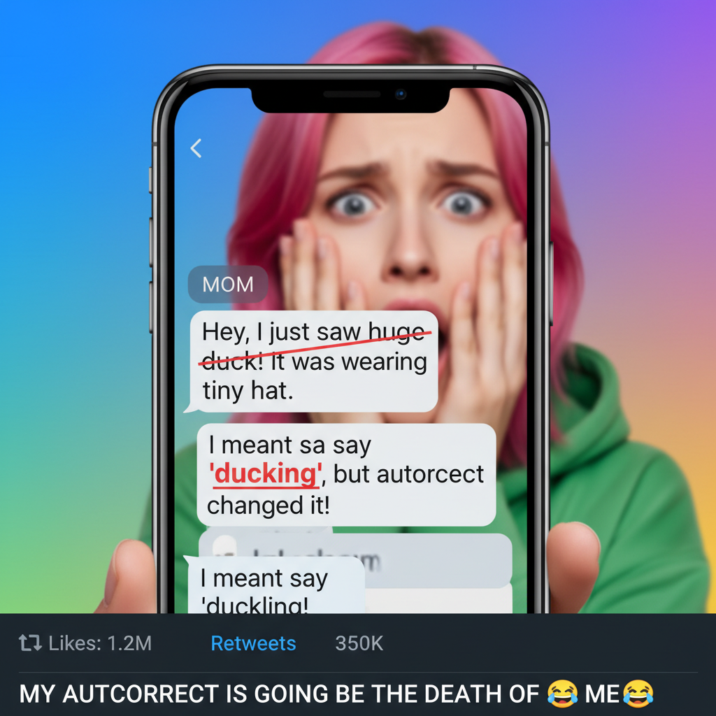 Autocorrect changing 'duck' to 'f*ck' in a professional email. My career is over.