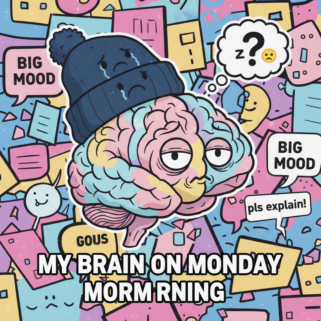 My brain cells during seasonal depression: 'Is it Tuesday? Is it even a day?' #SAD