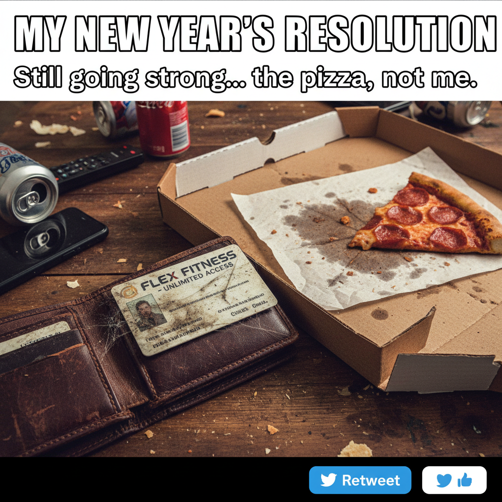 My 'new year, new me' gym membership is now a 'new year, same me, new monthly bill' membership.