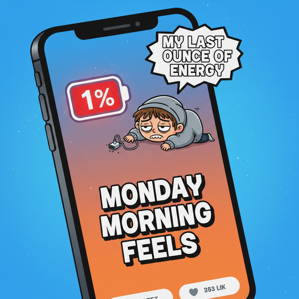 My social battery after 1 hour of 'networking': 📉