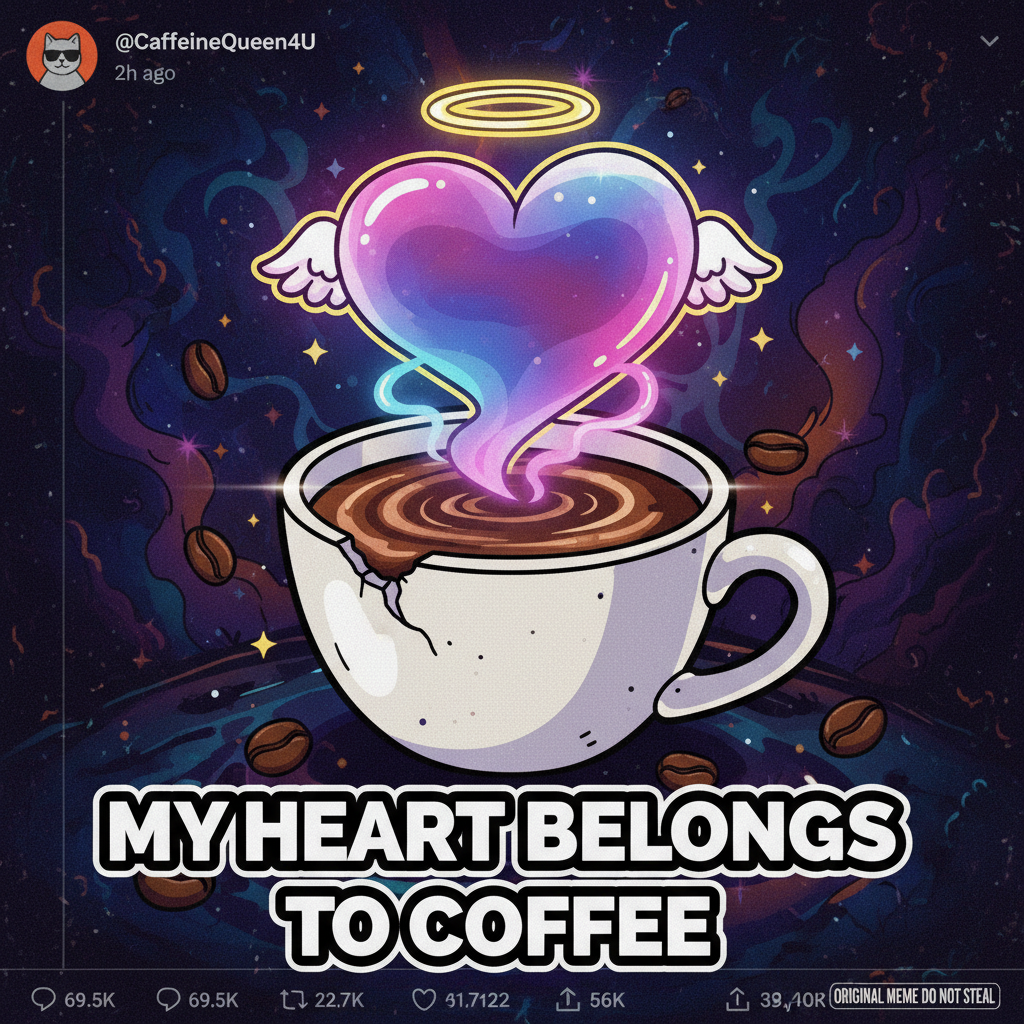 My blood type is coffee. My personality is also coffee.