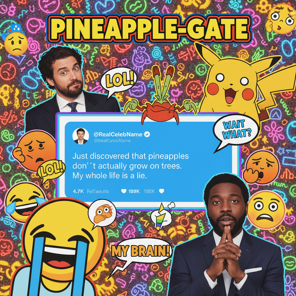 When a celebrity tweets something unhinged and the replies are pure gold.