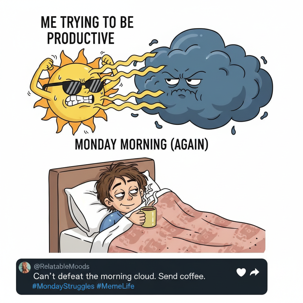 My brain during seasonal depression: 'It's fine, everything's fine. Just need 5 more months of sleep.'