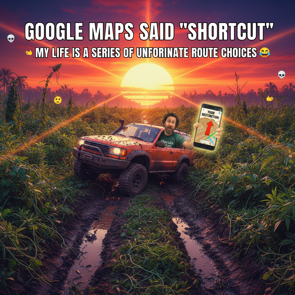 My 'scenic detour' just added 3 hours. Send snacks and GPS. #RoadTripFail