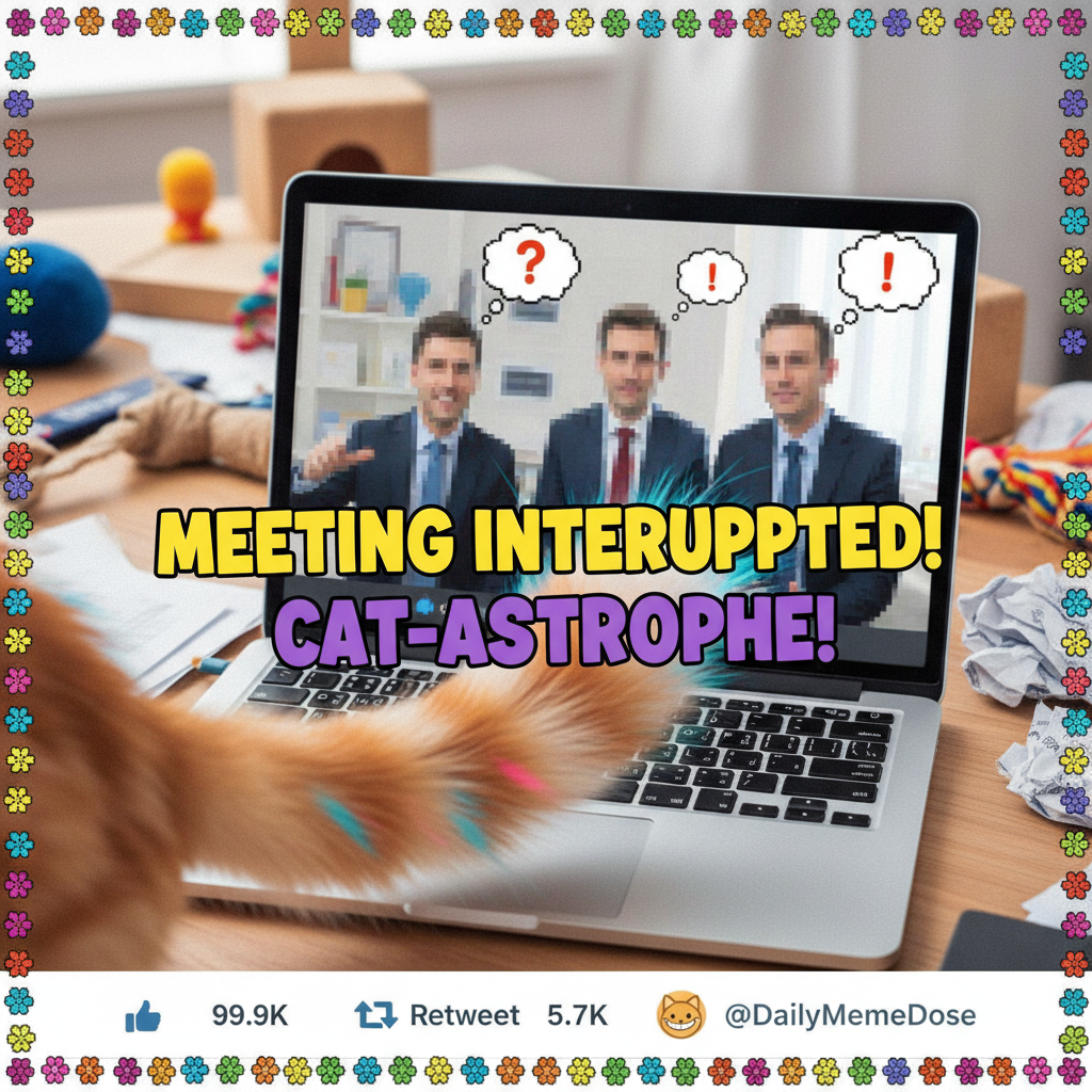 My cat just walked across my keyboard during a Zoom meeting. Client saw everything. 🤦‍♀️