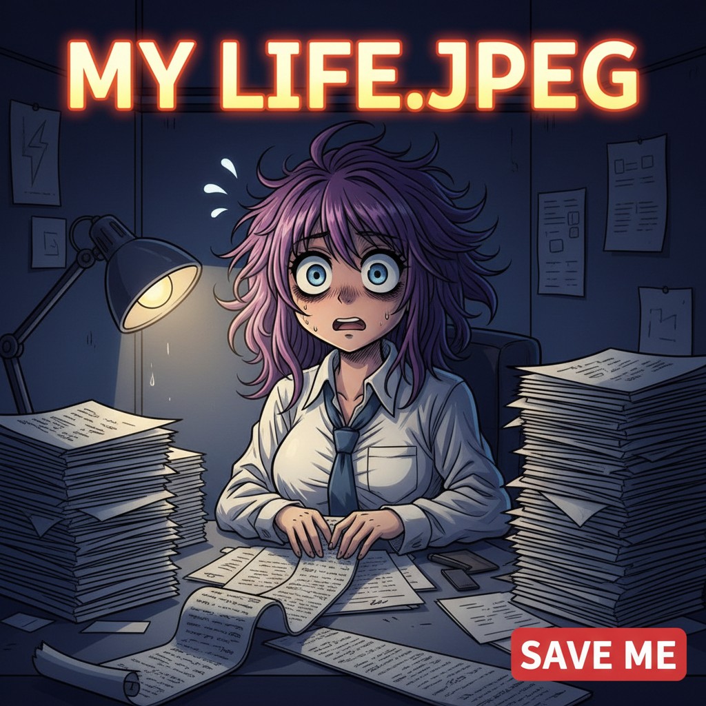 My brain cells trying to process adult responsibilities after 9 PM