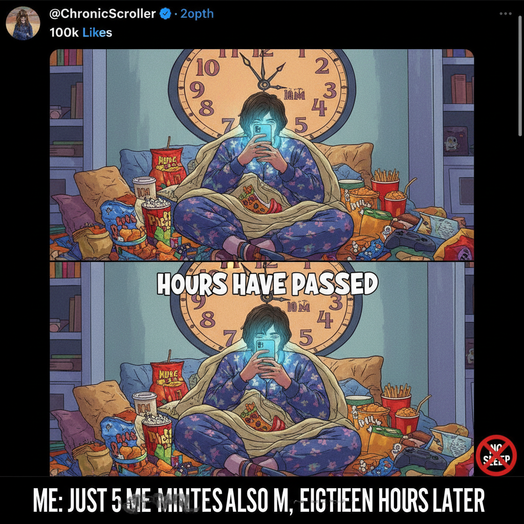 Me: 'Just 5 more minutes on Twitter.' *5 hours later* #SocialMediaAddict