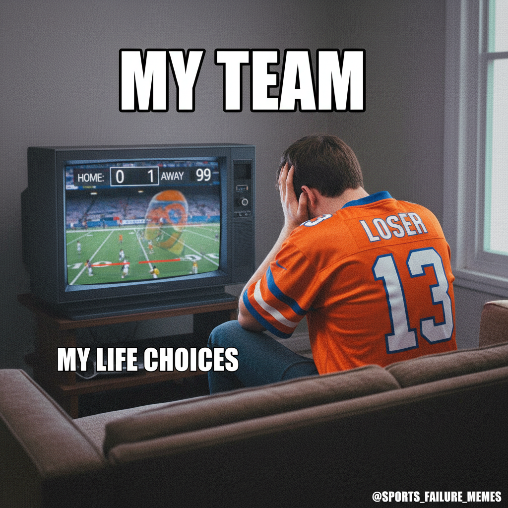 Ref made a bad call? My entire week is ruined. My team lost? My entire YEAR is ruined. #SportsFan