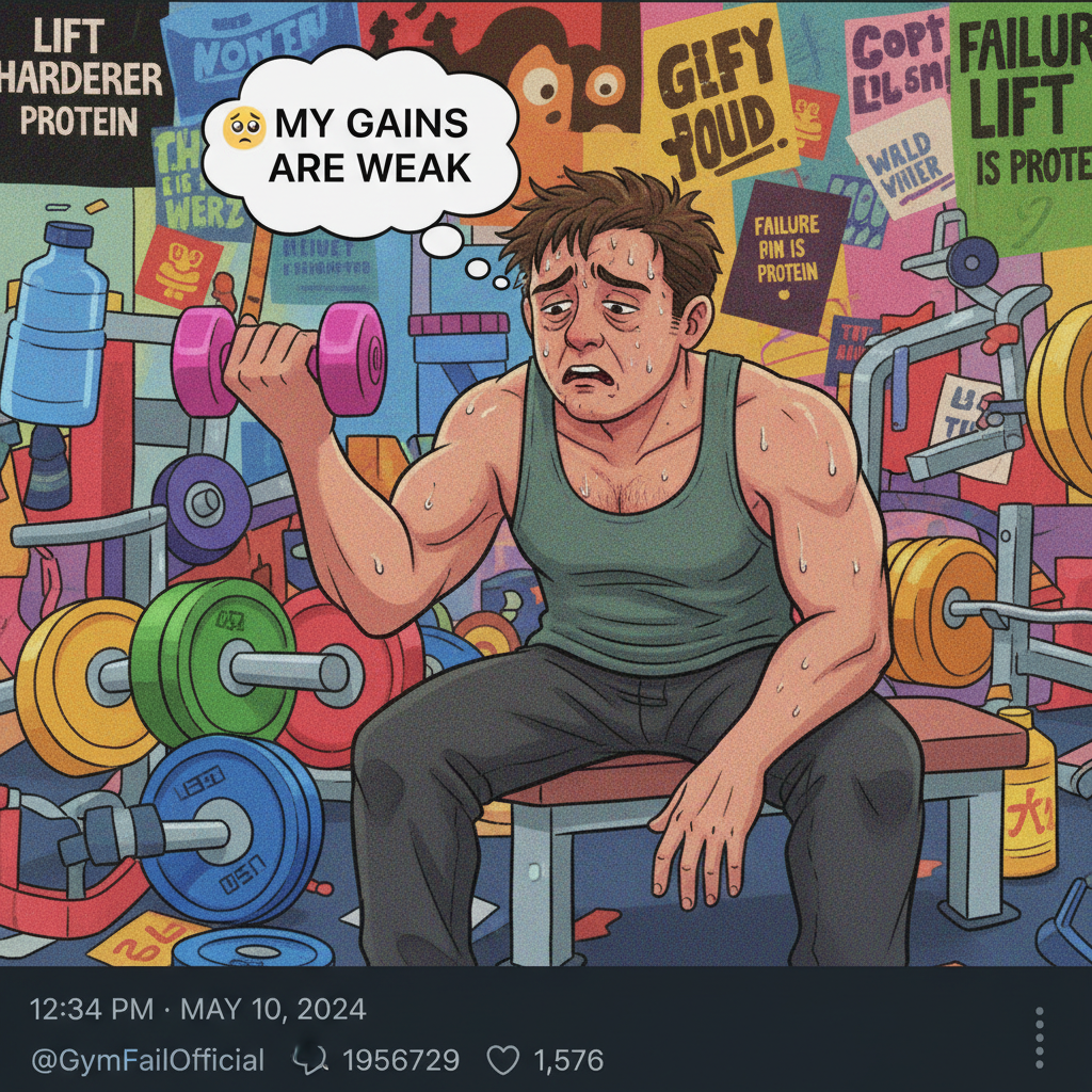 Went to the gym. Did one rep. Now I'm questioning all my life choices. #GymLife