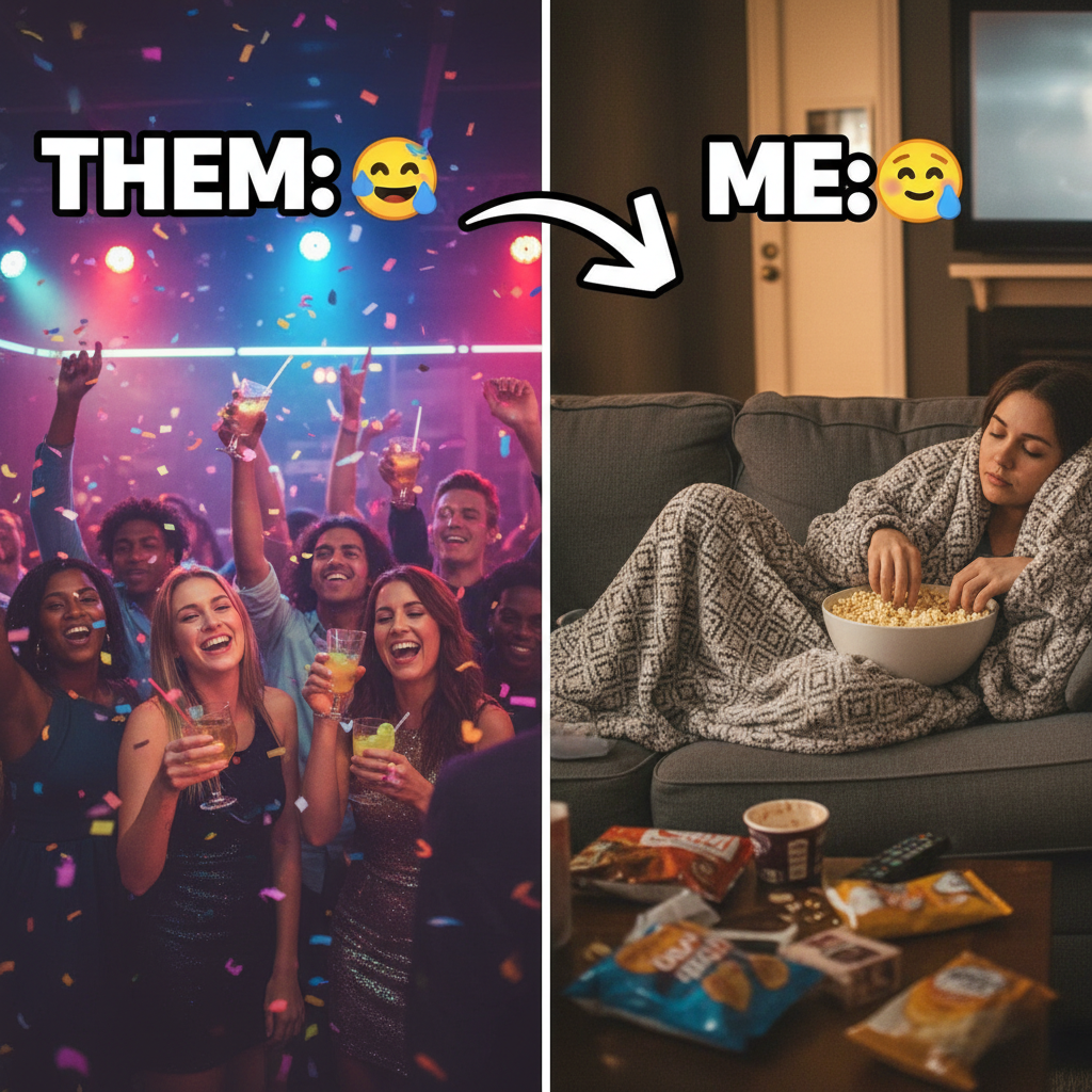Friday night plans: wild party. Friday night reality: wild Netflix marathon. #Adulting