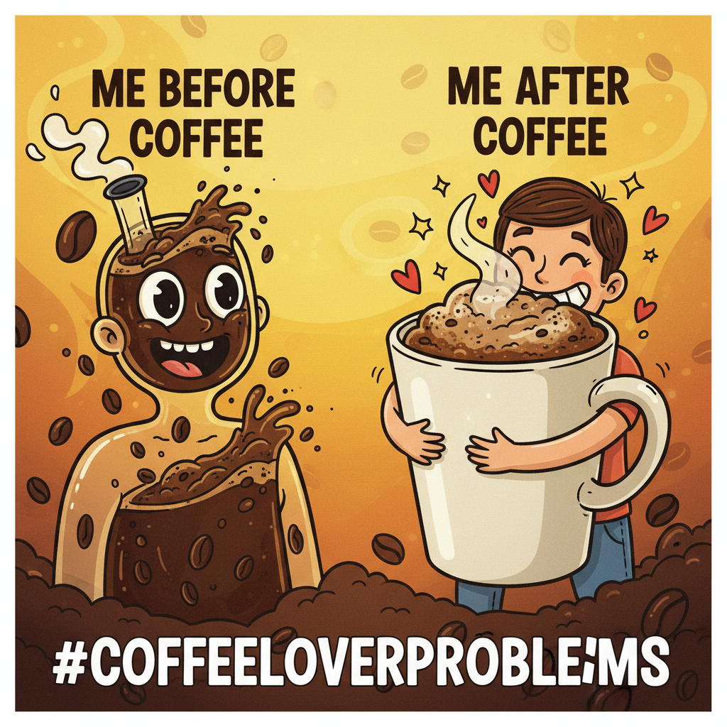 My blood type is coffee. My love language is coffee. My therapist is coffee.