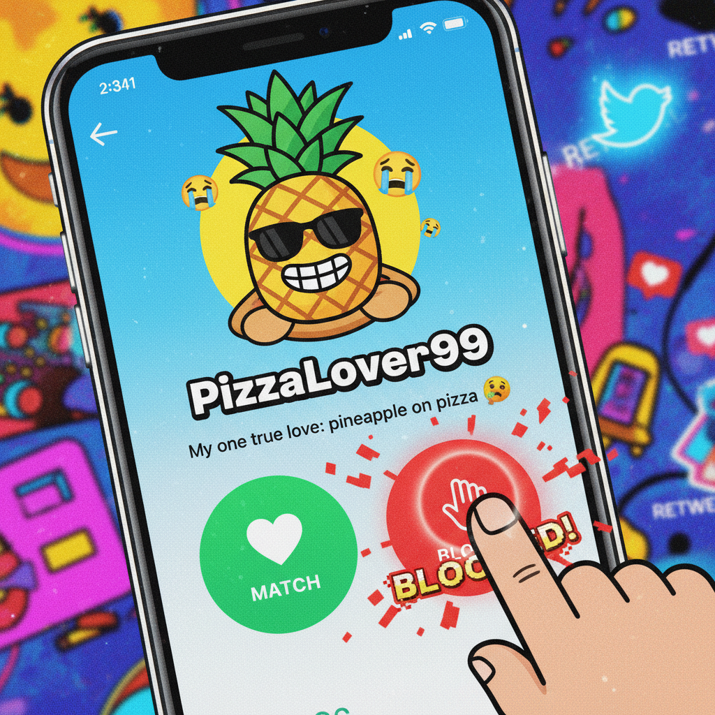 Matched with someone who thinks pineapple on pizza is a crime. It's over. It was never meant to be.