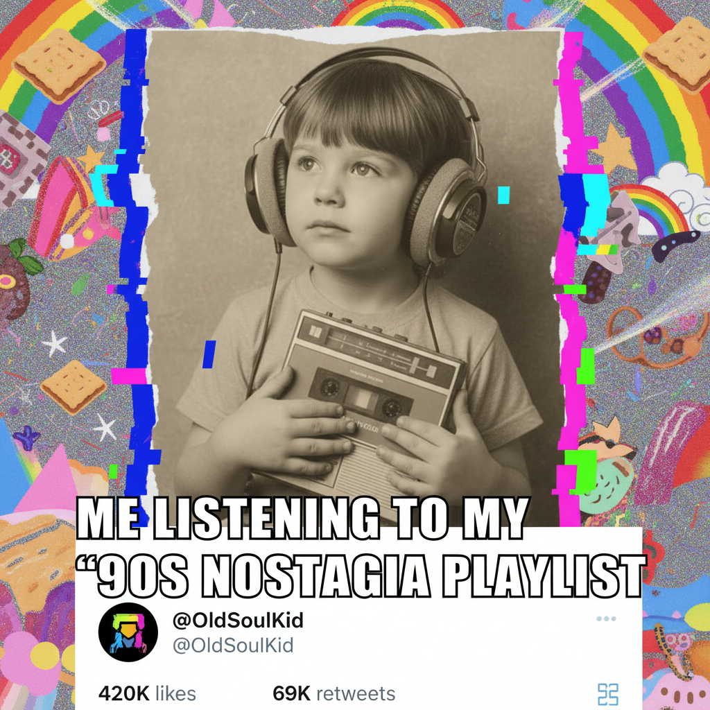 Hearing that one song from my childhood and suddenly I'm 8 again. 🎶🥲