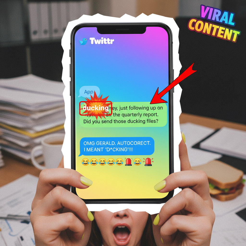 Autocorrect just told my boss I'd 'ducking' do it. My career is over.